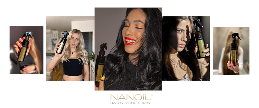 hair styling spray nanoil